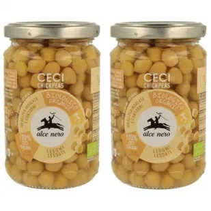Alce Nero Ciecierzyca w zalewie Zestaw 2 x 300 g Bio - Warzywa w marynacie - miniaturka - grafika 1
