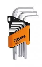 Beta Tools Zestaw 9 kluczy sześciokątnych 96/SC9, stal, 000960374 - Klucze i nasadki - miniaturka - grafika 1
