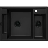 Zlewozmywaki - Deante Magnetic Zlewozmywak granitowy magnetyczny 1,5-komorowy bez ociekacza - nero ZRM_N503 ZRM N503 [16187988] - miniaturka - grafika 1