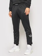 Spodnie sportowe męskie - Adidas Spodnie dresowe Sprt Logo Sweat H06738 Czarny Slim Fit - miniaturka - grafika 1
