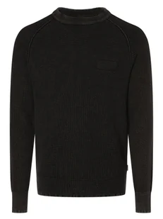 Jack & Jones Sweter męski Mężczyźni Bawełna czarny jednolity, S - Swetry męskie - miniaturka - grafika 1