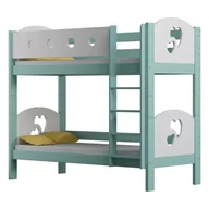 Łóżka dla dzieci i młodzieży - Łóżko piętrowe FINEZJA 200x90 / wzór do wyboru - miniaturka - grafika 1