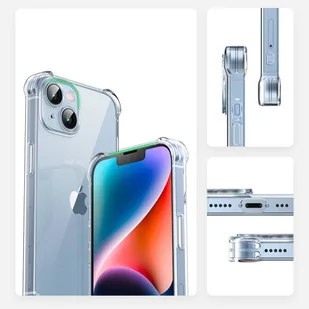 Ugreen żelowe etui ze wzmocnionymi narożnikami Bright Cushion Protective Case do iPhone 14 Plus przezroczyste (LP602) - Etui i futerały do telefonów - miniaturka - grafika 6