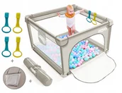 Łóżeczka i kojce - Kojec Dla Dzieci Premium Suchy Basen Gąbki Torba - miniaturka - grafika 1