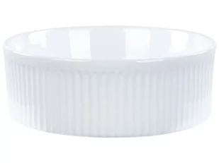 Umywalka nablatowa ceramiczna  37 cm biała GELDO - Umywalki - miniaturka - grafika 1