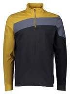 Koszulki sportowe męskie - Killtec Koszulka funkcyjna w kolorze czarno-musztardowym - miniaturka - grafika 1