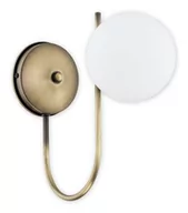Lampy ścienne - Lemir Ape kinkiet 1 pł. / patyna O2850 K1 PAT - miniaturka - grafika 1