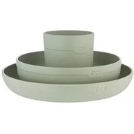 Sztućce dla dzieci - Zestaw naczyń LOVI 21/533 Gre Pistachio Pistacjowy - miniaturka - grafika 1