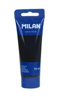 Przybory szkolne - Farba akrylowa w tubce 75ml odrzutowa czerń MILAN - miniaturka - grafika 1