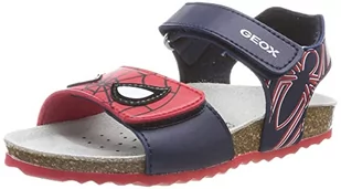 Geox B CHALKI Boy Sandal, DK Navy/RED, 25 EU, Dk Navy Red, 25 EU - Buty dla chłopców - miniaturka - grafika 1