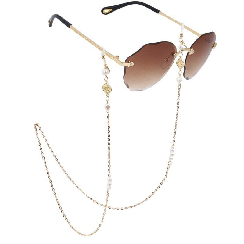 Damskie okulary przeciwsłoneczne Carla Azureer Brown Glass Jeden rozmiar