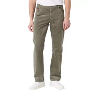 Spodnie męskie - Wrangler Spodnie męskie Texas, Dusty Olive, 36W / 30L - grafika 1
