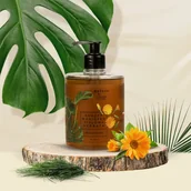 Mydła - Over Cosmetics, Skrzyp Nagietek Zielona Herbata Mydło w Płynie, 500ml - miniaturka - grafika 1