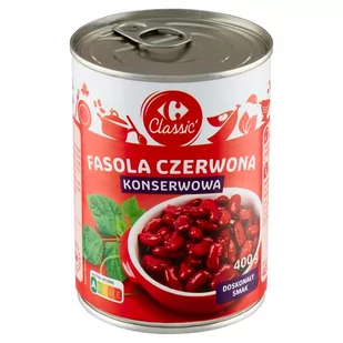 Carrefour Classic Fasola czerwona konserwowa 400 g - Warzywa w marynacie - miniaturka - grafika 1