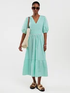 Sukienki - BIG STAR Sukienka w kolorze turkusowym - miniaturka - grafika 1