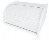 Chlebaki - Duży chlebak drewniany biały - miniaturka - grafika 1