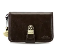 Nerki - Saszetka skórzana z eleganckim zapięciem duża - miniaturka - grafika 1