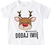 Koszulki dla dziewczynek - Koszulka z imieniem na mikołajki dla dziecka - miniaturka - grafika 1