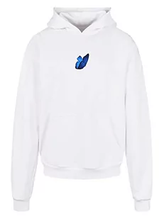 Mister Tee Le Papillon Heavy Oversize męska bluza z kapturem, biały, S - Bluzy męskie - miniaturka - grafika 1