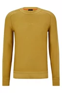 Bluzy męskie - BOSS Męska bluza Knitted_Sweater, Open Green, L - miniaturka - grafika 1