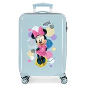 Walizki - Disney Disney Love Minnie różowa kabina walizka 37 x 55 x 20 cm sztywny zamek szyfrowy ABS 32 l 2,5 kg 4 podwójne kółka bagaż ręczny - miniaturka - grafika 1