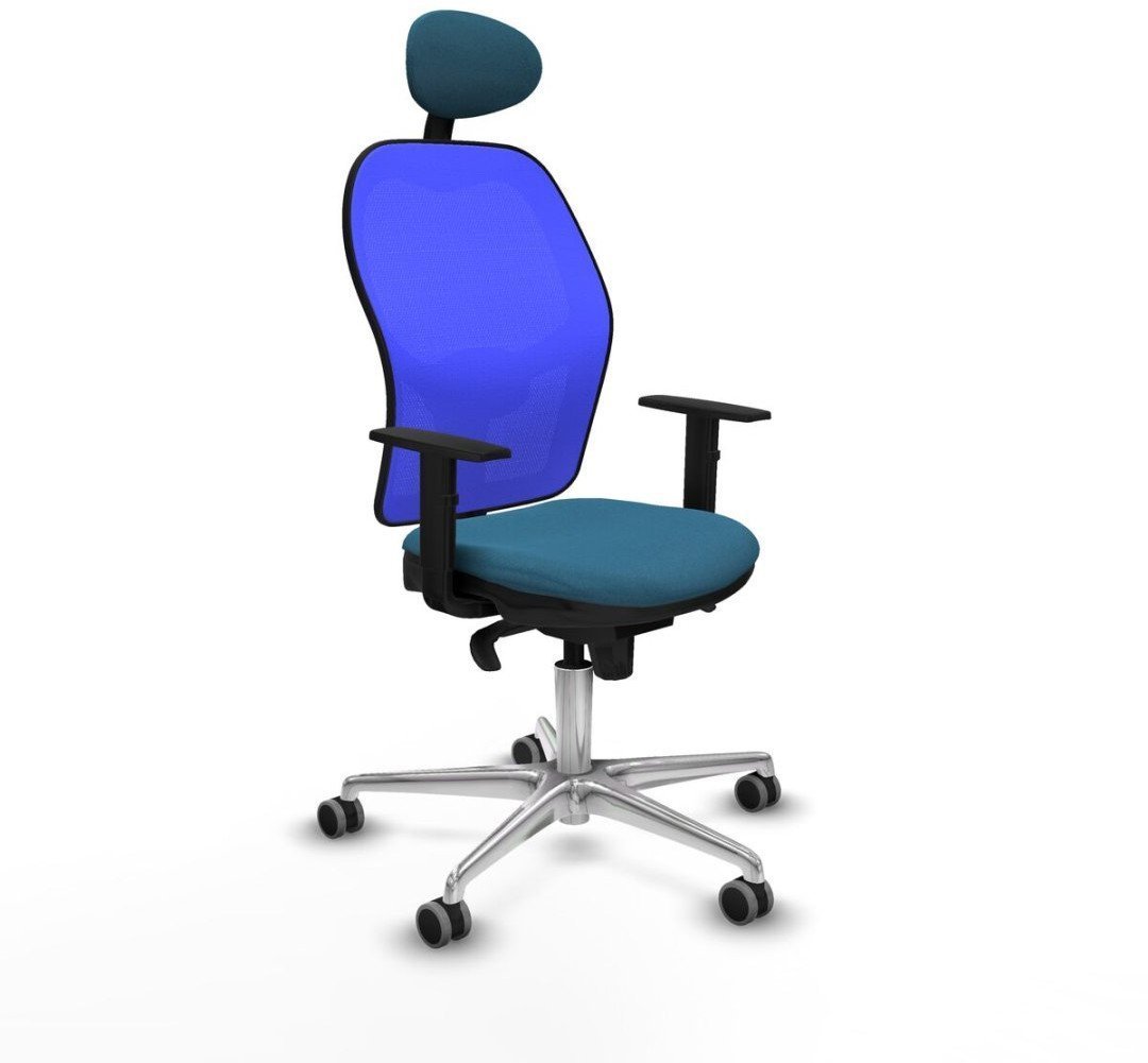 Krzesło Biurowe z Zagłówkiem Jorquera Piqueras y Crespo 1D086G1 Niebieski Zieleń naftowa