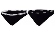 Majtki damskie - Puma Majtki Damskie Bikini 2P Hang Black 907847 03 M - miniaturka - grafika 1