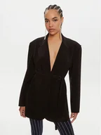 Marynarki i żakiety damskie - NORMA KAMALI Marynarka KK4214PL158001 Czarny Regular Fit - miniaturka - grafika 1