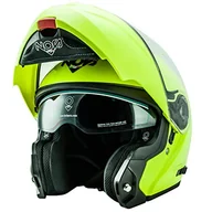 Kaski motocyklowe - KASK MOTOCYKLOWY NOS NS-8 FLIP UP, LA, FLUOR YELLOW - miniaturka - grafika 1