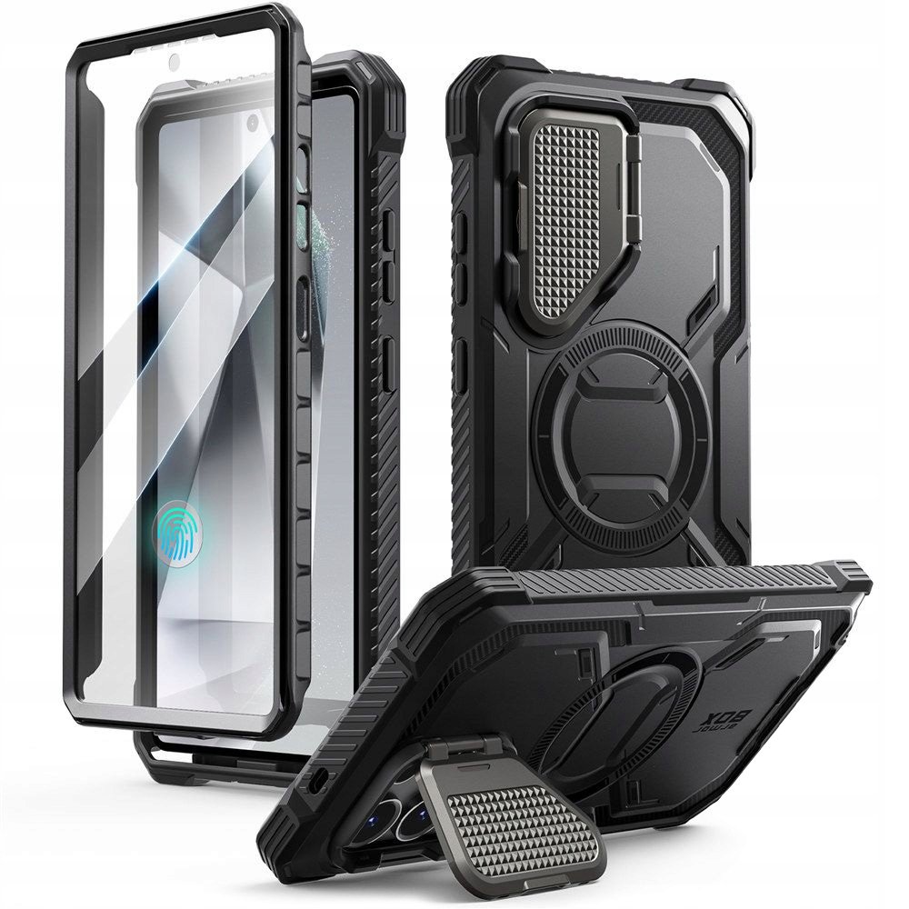 Supcase Etui pancerne i-Blason Armorbox Mag SP do Galaxy S25 Ultra, do MagSafe, czarne