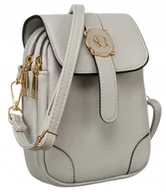 Torebki damskie - Saszetka z eko skóry torebka damska Rovicky z paskiem na ramię - miniaturka - grafika 1