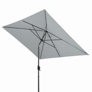 Parasole - Parasol tarasowy ogrodowy Derby Basic Lift Neo 250x200 cm, szary - miniaturka - grafika 1