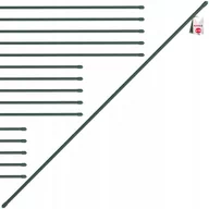 Ogrodzenia - Tyczka Podpórka Roślin Stalowa Powlekana 90Cm 15Sz - miniaturka - grafika 1