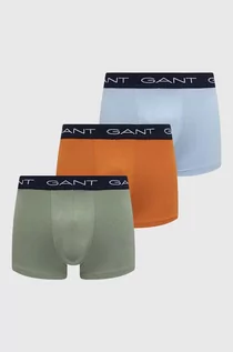 Majtki męskie - Gant bokserki 3-pack męskie kolor pomarańczowy - grafika 1