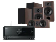 Kino domowe - Yamaha RX-V6A (czarny) + Tesi 3 + 2 + 7 (mokka) - miniaturka - grafika 1