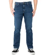 Spodnie męskie - Wrangler Texas Slim Męskie Spodnie Jeansowe Shy Boy W12Socr27-W40 L32 - miniaturka - grafika 1