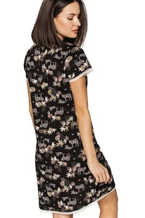 Koszula nocna damska Elisabeth czarna L - Bielizna nocna - miniaturka - grafika 3