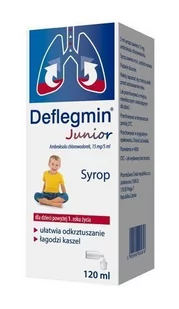 Polfa Deflegmin syrop 0,015 g/5ml 120 ml - Przeziębienie i grypa - miniaturka - grafika 1