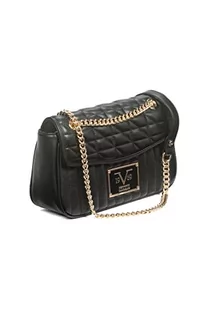 19V69 WŁOCHY - Women Shoulder Bag Juliana Silver, WOMEN SHOULDER BAG Kobiety, Czarny - Torebki damskie - miniaturka - grafika 1