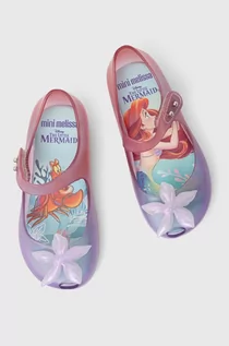 Buty dla dziewczynek - Melissa baleriny dziecięce ULTRAGIRL LITTLE, x Disney kolor fioletowy - grafika 1