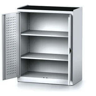 Alfa 3 Szafa warsztatowa MECHANIC, 1170 x 920 x 500 mm, 2 półki, szare drzwi 1262683 - Szafy i regały magazynowe - miniaturka - grafika 1