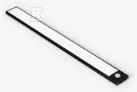 Oprawy, klosze i abażury - Nextec OPRAWA MEBLOWA LED 40cm, Czarna, 4000K, light sensor + pir, ładowanie 750mA - miniaturka - grafika 1