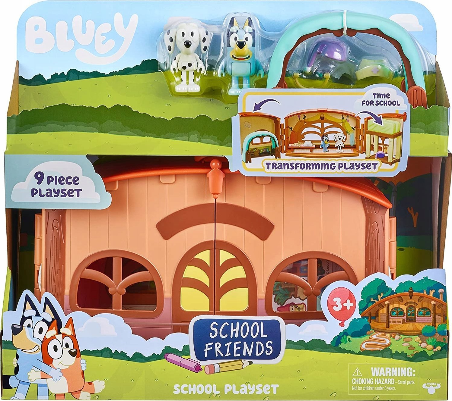Bluey Bluey - School Friends Theme School play set 90175 /Figures /Multi