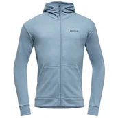 Bluzy sportowe męskie - Męska bluza Devold Everyday Zip Hoodie Man Rozmiar: XXL / Kolor: jasnoniebieski - miniaturka - grafika 1