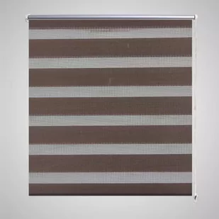 vidaXL vidaXL Roleta Zebra (70 x 120 cm) Kawowa - Rolety - miniaturka - grafika 1