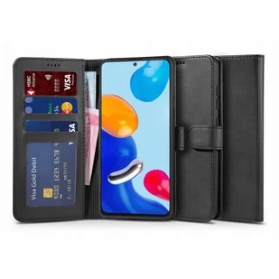 Tech-Protect Etui XIAOMI REDMI NOTE 11 4G / NOTE 11S Wallet czarne - Etui i futerały do telefonów - miniaturka - grafika 2