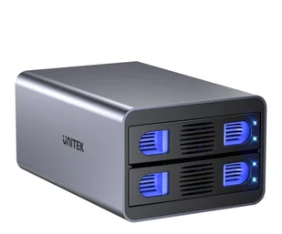 Unitek Obudowa RAID SATA 2.5"/3.5" - 4 tryby, 40TB, 5Gb/s - Obudowy i kieszenie na dyski twarde - miniaturka - grafika 1