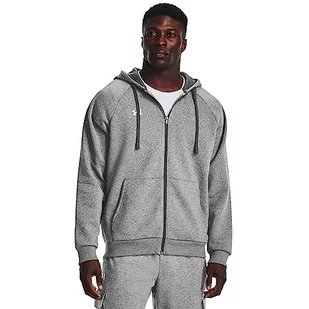 Under Armour Męska bluza polarowa z kapturem Rival z zamkiem błyskawicznym - Bluzy męskie - miniaturka - grafika 1