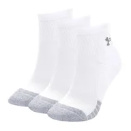 Skarpetki damskie - Skarpety Under Armour HeatGear BIAŁE Quarter 3-PAK - miniaturka - grafika 1