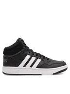 Buty dla chłopców - adidas Sneakersy HOOPS MID 3.0 K GW0402 Czarny - miniaturka - grafika 1